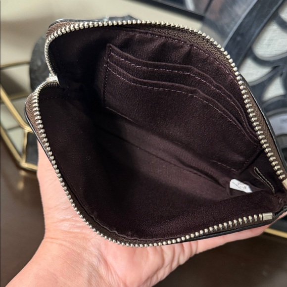 Coach Multicolor Heart Print Wristlet - Picture 2 of 8